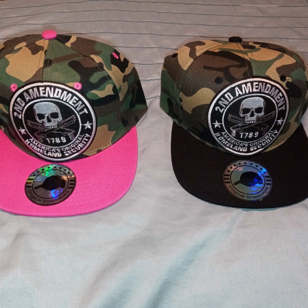 2nd amendment snapbacks his& hers.
